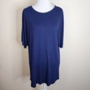 NWOT Agnes & Dora blue Blue Dolman tunic top
